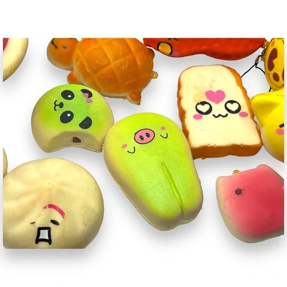 Squishy Toys 25 Count Brightly Colored and Super Soft - Picture 14 of 14